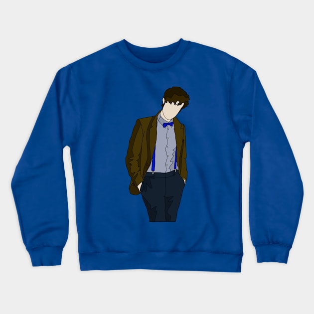 The 11th Doctor Crewneck Sweatshirt by Kensbadart